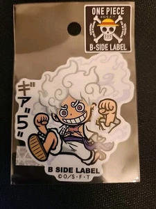 One Piece Luffy Gear B-SIDE LABEL Aufkleber aus Japan NEU US-VERKÄUFER UND VERSAND  - Bild 1 von 2