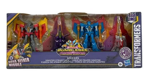 Transformers Bumblebee Cyberverse Adventures Seekers Sinister Strike Force 4-pck - Picture 1 of 3