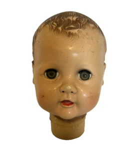 Doll Head SP-1 Ideal Doll Made In USA Eyes Open Close Blink Wood Neck Vintage - Picture 1 of 10