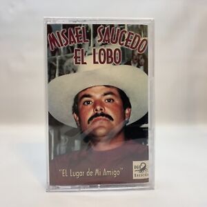 Misael Saucedo Cassette El Lobo Corridos El Lugar de Mi Amigo Mega Rare New