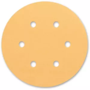Bosch 6" C470 Gold 150mm 6 Hole Abrasive Discs Sanding Disc by tyzacktools - Picture 1 of 4