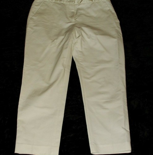 MONCLER PANTALONI DONNA BIANCHI CONICI OCCASIONE FIRMATI EU 46