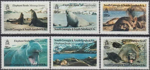 South Georgia Elephant Seals 1991 MNH-13 Euro - Picture 1 of 1