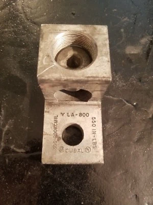 NEW Penn-Union LA-800 300-800 MCM Aluminum Solderless Lug - Image 1 of 4