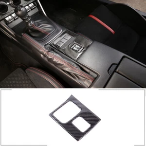 Fibre Interior Seat Heating Switch Sticker Modification Trim For Sub@ru BRZ 2022 - Picture 1 of 12