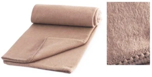 Queen Size Alpaca/acrylic Blanket Stunning Beige Peru 90 x 90 inches - Picture 1 of 5