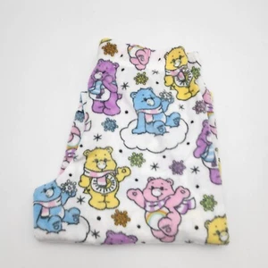 CARE BEARS POLYESTER FLEECE PAJAMA PANTS Cuff Ankle Lounge Sleep Wear Women S - Picture 1 of 6