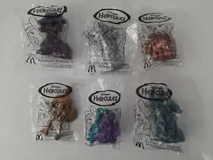1997 McDonald's Happy Meal Toys Hercules Complete Set of 6 Brand New & Sealed - Picture 1 of 2