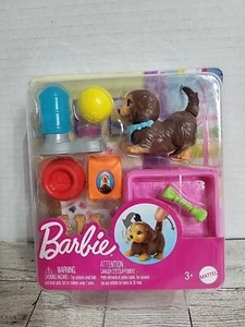 Barbie• Animali domestici e accessori• Scommettere e annuire• Cucciolo marrone• Nuovo con scatola cane - Foto 1 di 5