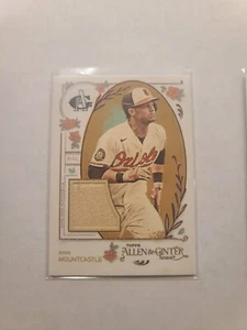 2024 Topps Allen & Ginter Bat Relic Ryan Mountcastle #AGR-RMO Baltimore Orioles - Picture 1 of 2