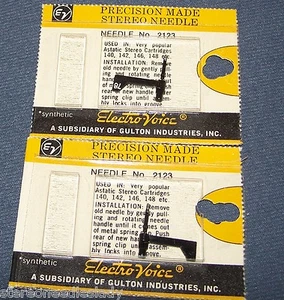 EV 2123 for ASTATIC N56 N58 163-SS73 SAPPHIRE STYLUS NEEDLE 164-SS73 LOT - Picture 1 of 2