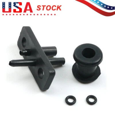 Para HONDA ATC 70 90 110 125 TRX 70 125 LINHA DUPLA TANQUE DE COMBUSTÍVEL FLANGE PLÁSTICO - Imagem 1 de 4