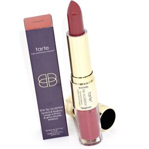 Tarte The Lip Sculptor Lipstick & Lipgloss ~Renegade~ Full Size (New In Box)