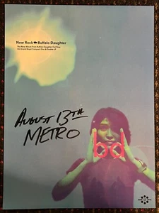BUFFALO DAUGHTER New Rock 18x24 record store promo poster 2sided GRAND ROYAL - Picture 1 of 12