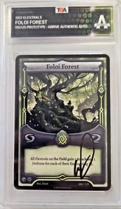 Elestrals Prototype Foloi Forest - Authentic aDrive Autographed Slab - Picture 1 of 2