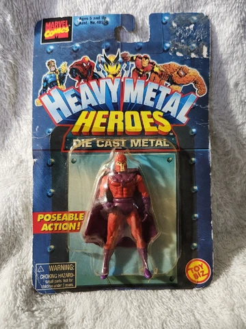 1997  Magneto Marvel Heavy Metal Heroes X-Men Die Cast Toy Biz Cover