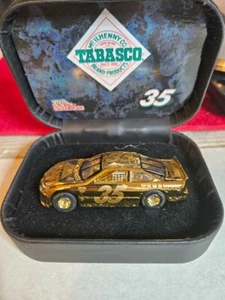 NASCAR RACING CHAMPIONS 1998 24K GOLD PLATED 50TH. ANNIVERSARY #35 TABASCO NIB - Picture 1 of 9