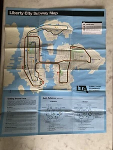 Mapa de calles/metro Grand Theft Auto 4: Liberty City Área - Imagen 1 de 4
