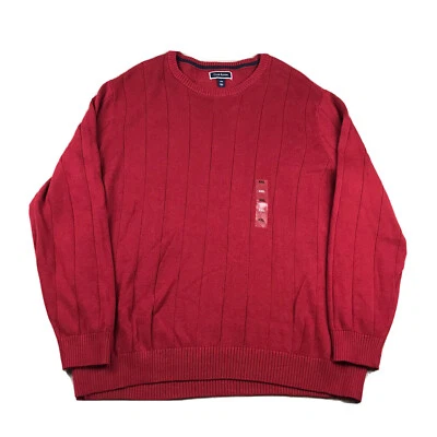 Suéter Club Room Para Hombre XXL Rojo Algodón Ligero Pullover Nuevo Con Etiquetas Foto 1 de 4
