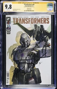 Transformers 16 CGC SS 9.8 SIGNED Frank Welker Skybound Homare Megatron Variant - Picture 1 of 2