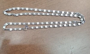 4Nz Vtg Avon Silvertone Dual Link Chain Necklace - Picture 1 of 3