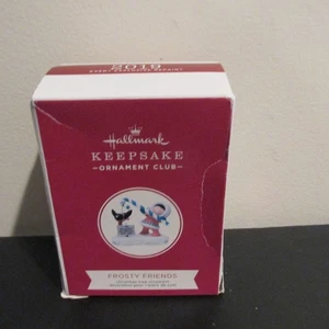 Hallmark KEEPSAKE Christmas ORNAMENT CLUB. 2019 FROSTY FRIENDS.  EVENT REPAINT. - Picture 1 of 3