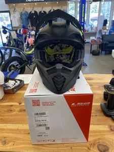 LS2 Gate Helmet Solid Matte Black Size Large 437G-1014 - Picture 1 of 2