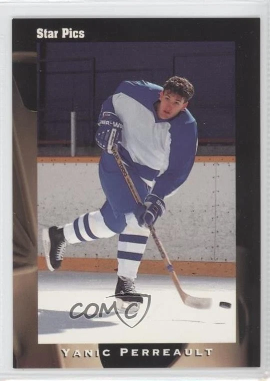 1991 Star Pics Auto Yanic Perreault #22 Auto - Image 1 of 2