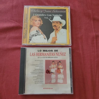 Lo Mejor de Las Hermanitas Nuñez + chelo + Joan Sebastian Music Cd Lot Bundle  Foto 1 de 4