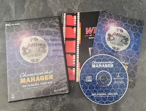 CHAMPIONSHIP MANAGER 00/01 PC CD-ROM Original Release Complete with Manual - Picture 1 of 8