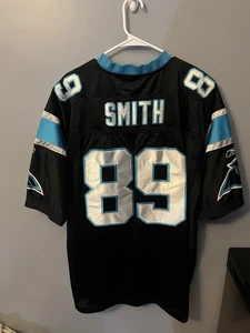 MAGLIA STEVE SMITH #89 NFL CAROLINA PANTHERS REEBOK UOMO - Taglia XXL 54 Vintage - Foto 1 di 8