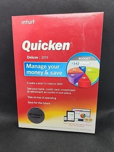 Intuit Quicken Deluxe Edition 2013 pour Windows Financial Software - Photo 1/3