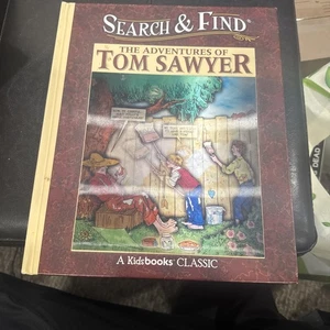 SEARCH AND FIND THE ADVENTURES OF TOM SAWYER By Mark Twain - Hardcover  - Picture 1 of 6