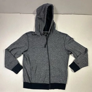 Armani Exchange Hombres L Gris Cremallera Completa Sudadera con Capucha Chaqueta Sudadera A|X Informal Tejida - Imagen 1 de 3