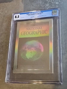 HOLOGRAPHIC Wrap-Around National Geographic 1988 Cover Graded CGC 8.5 - Picture 1 of 4