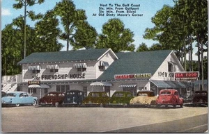 Postal BILOXI Mississippi THE FRIENDSHIP HOUSE RESTAURANTE autopista 90 / lino Kropp - Imagen 1 de 2