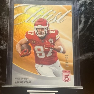 2025 Donruss Elite Travis Kelce Elitist Orange #173/199 Chiefs - Picture 1 of 1