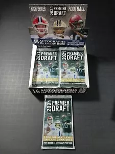 Garantiert 1 Auto pro Pack 2021 Sage Hit Premier Draft High Series NFL 1 Pack. - Bild 1 von 2