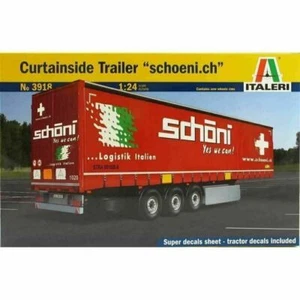 Kit de camión modelo "Schoni" remolque lado cortina ITALERI 3918 escala 1:24 - Imagen 1 de 4