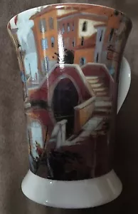 Pimpernel feiner Porzellanbecher venezianische Szene 8099 Art in Motion 4,75" Kaffee Tee - Bild 1 von 6