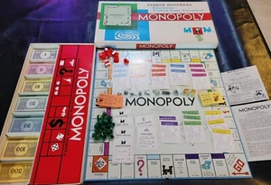 Vintage Monopoly Board Game Parker Brothers 1961 Real Estate Trading Complete - Picture 1 of 9
