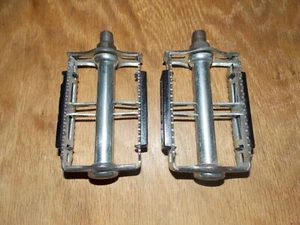 Vintage Schwinn Fahrrad Pedale mit gelben Reflektoren #K10491 (GERMANY) 1/2" V-CLEAN 11/25 - Bild 1 von 8