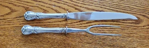 Old Master By Towle Sterling Silver Meat Carving Set #77 - Picture 1 of 6