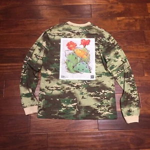 10. Deep Keep Back Long Sleeve T Shirt Mens Medium Graphic Digi Camouflage - Picture 1 of 10
