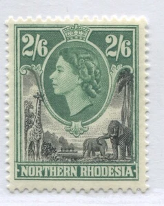 Northern Rhodesia QEII 2/6d mint o.g. hinged - Picture 1 of 1