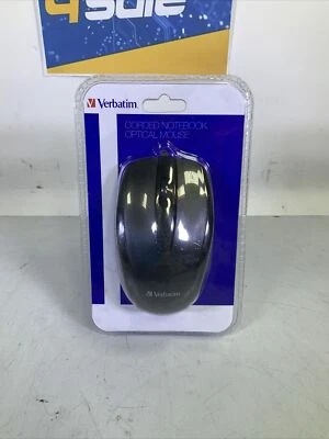 Verbatim 98103 1702-494 USB 2.0 Optical Corded Notebook Mouse - NG E3C - Image 1 of 4