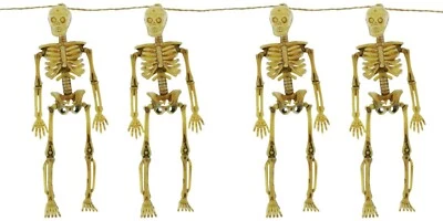 "Mini guirnalda de cuerda 3D de 4-6"" esqueletos de 5 pies L colgante decoración de utilería favor de fiesta" Foto 1 de 4