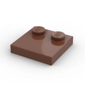 Lego 10x Fliese 2 Noppen 2x2 tile with studs 33909 braun reddish brown - Picture 1 of 1