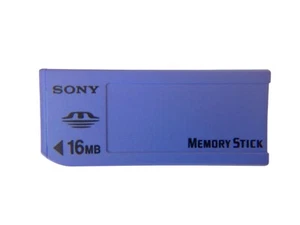 Sony Camera 16MB Blue Memory Stick Card - Made In Japan - Picture 1 of 3