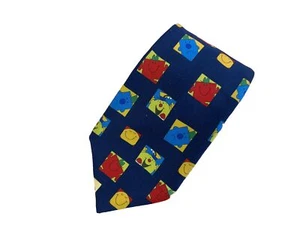 Mr Men Tie Made By Burton Mr Man Navy Blue Novelty - Picture 1 of 4